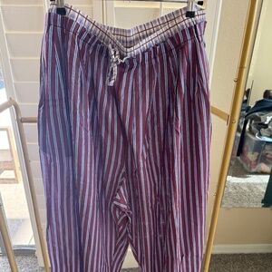 NWOT Anthropologie cotton boxer pant - size XL